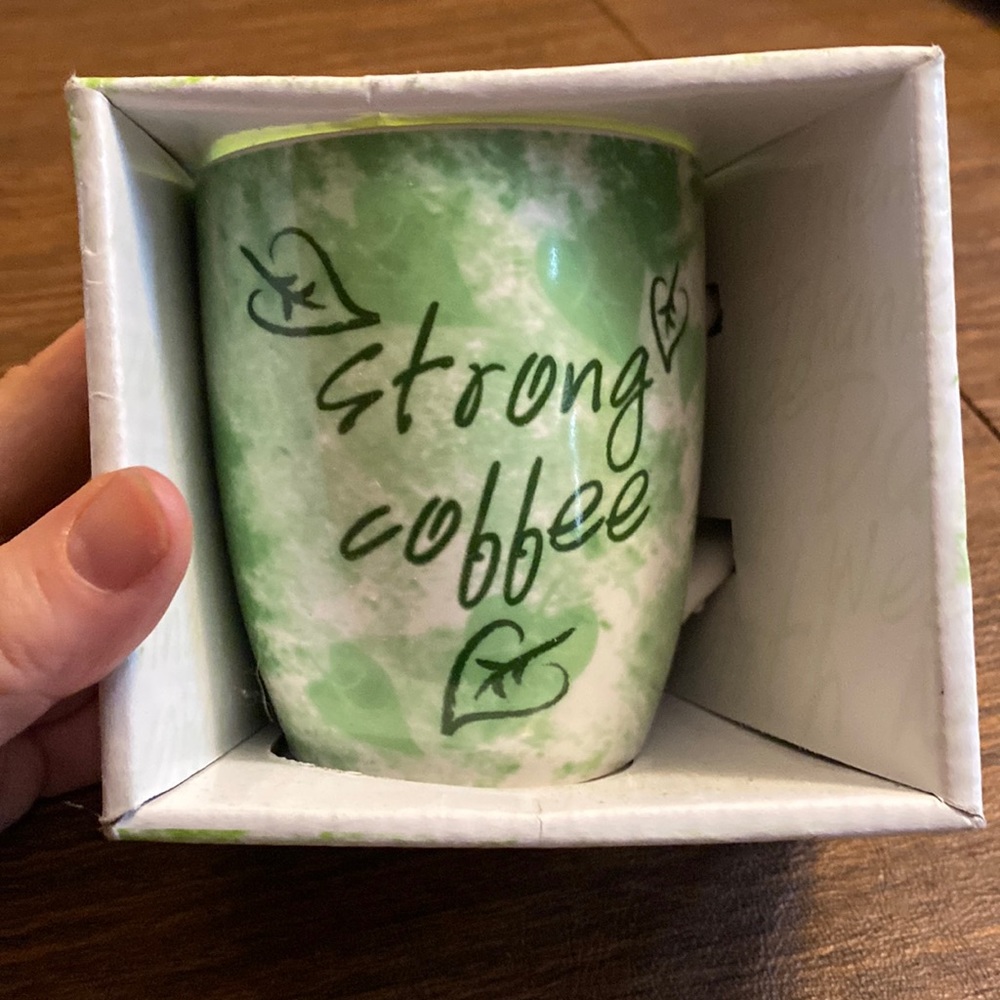 NEW! Ceramic mug: Strong Coffee for a Strong Person
